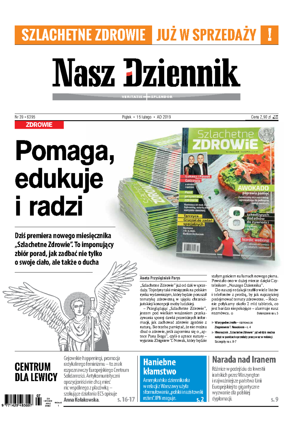 Nasz Dziennik z dnia 15.02.2019 wydanie PDF