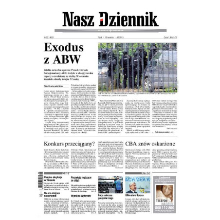 Nasz Dziennik z dnia 19.04.2013 wydanie PDF