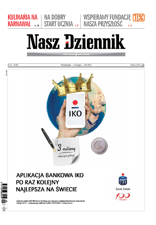 Nasz Dziennik z dnia 18.02.2019 wydanie PDF