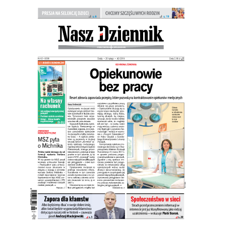 Nasz Dziennik z dnia 20.02.2019 wydanie PDF