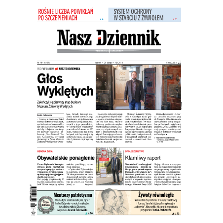 Nasz Dziennik z dnia 26.02.2019 wydanie PDF