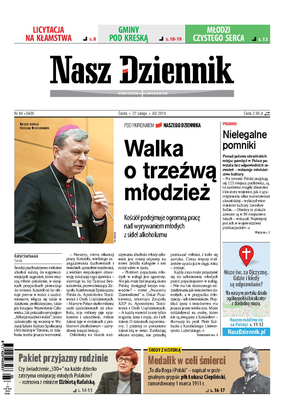 Nasz Dziennik z dnia 27.02.2019 wydanie PDF