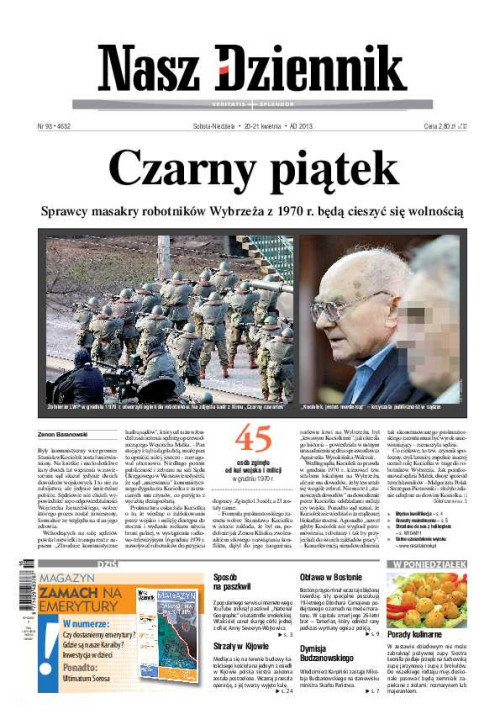 Nasz Dziennik z dnia 20.04.2013 wydanie PDF