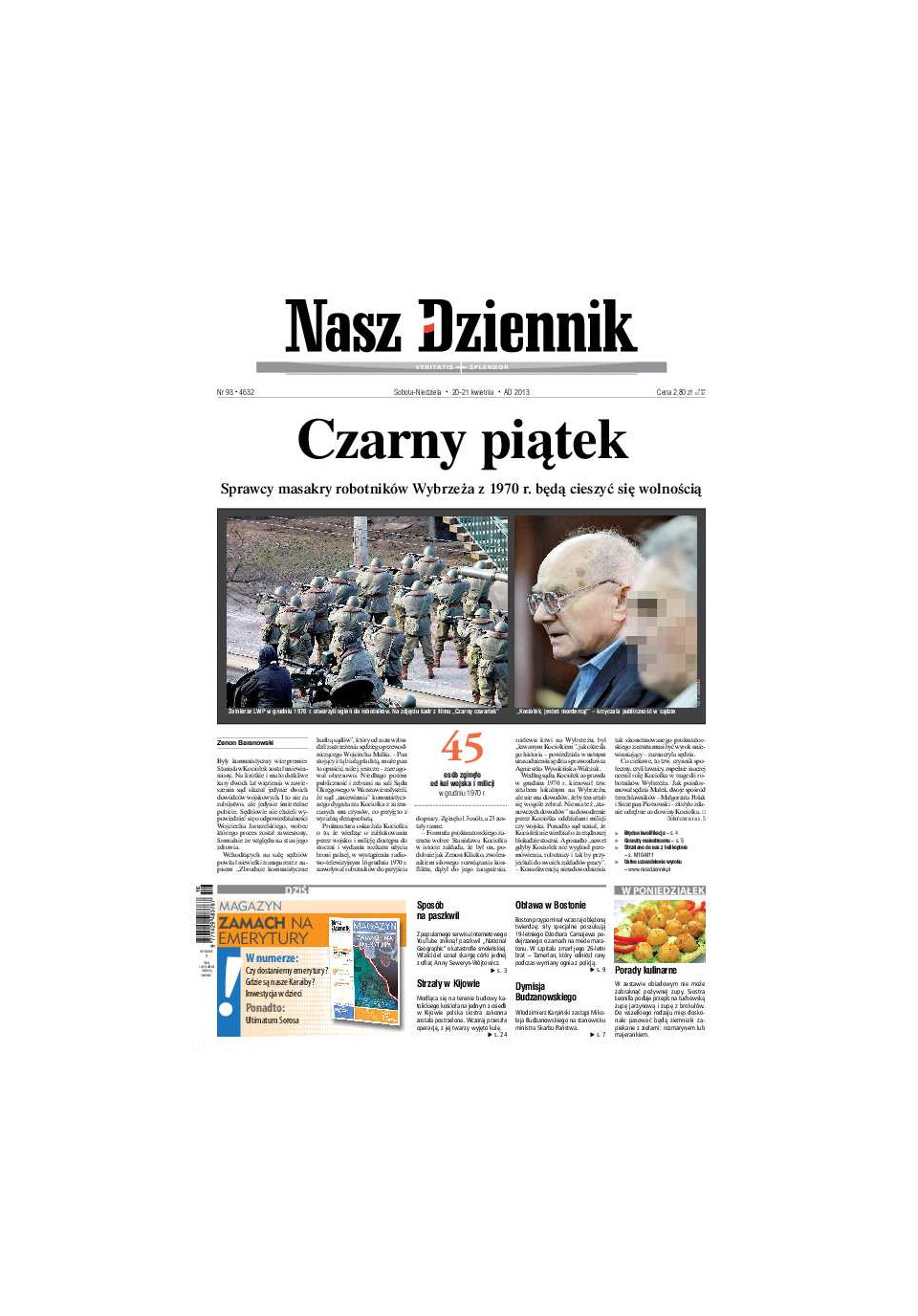 Nasz Dziennik z dnia 20.04.2013 wydanie PDF