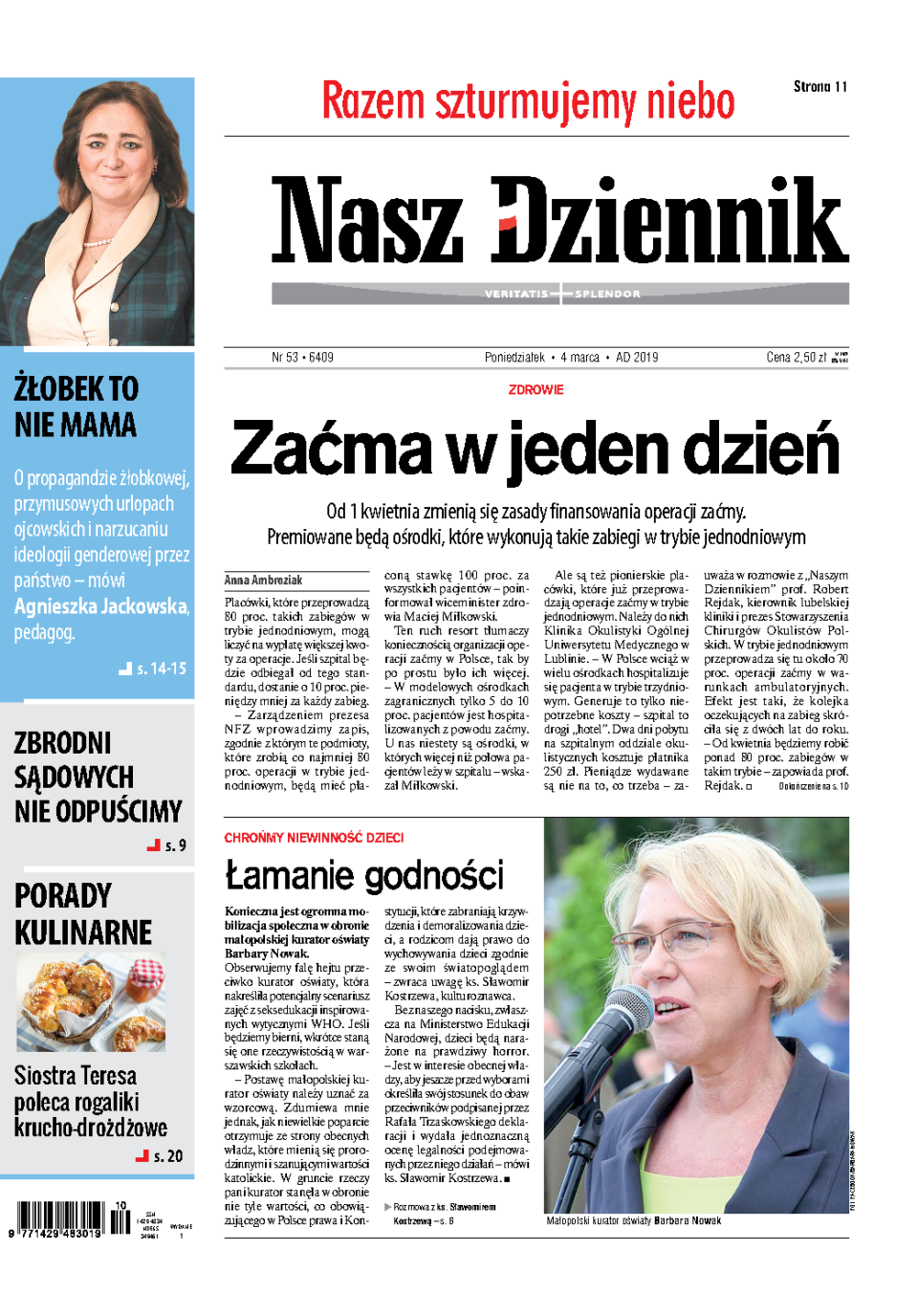 Nasz Dziennik z dnia 04.03.2019 wydanie PDF