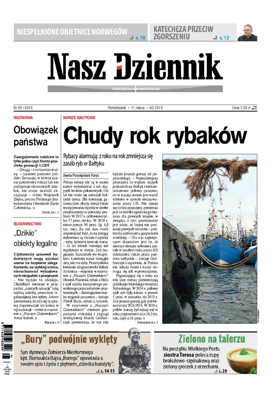 Nasz Dziennik z dnia 11.03.2019 wydanie PDF
