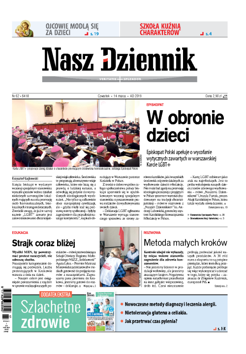Nasz Dziennik z dnia 14.03.2019 wydanie PDF