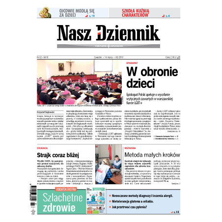 Nasz Dziennik z dnia 14.03.2019 wydanie PDF