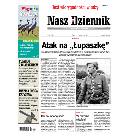 Nasz Dziennik z dnia 15.03.2019 wydanie PDF