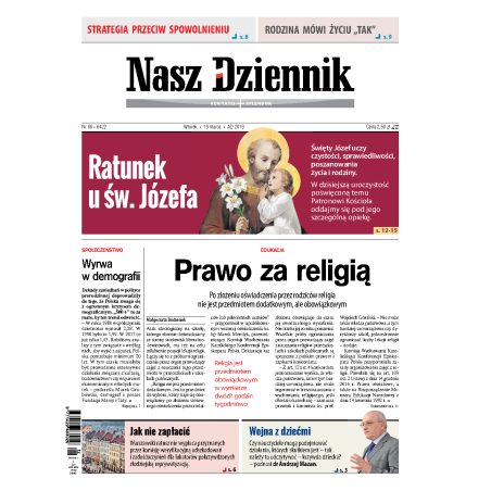 Nasz Dziennik z dnia 19.03.2019 wydanie PDF