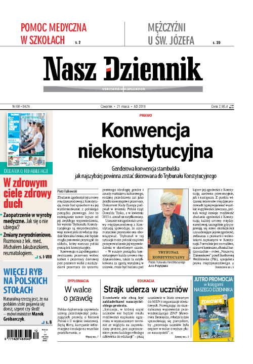 Nasz Dziennik z dnia 21.03.2019 wydanie PDF