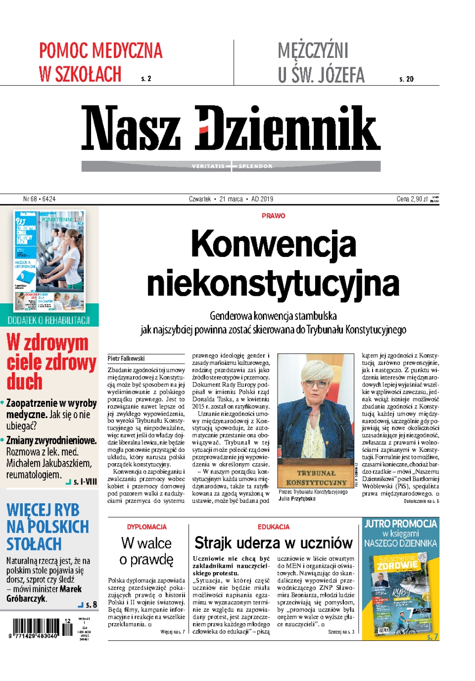 Nasz Dziennik z dnia 21.03.2019 wydanie PDF