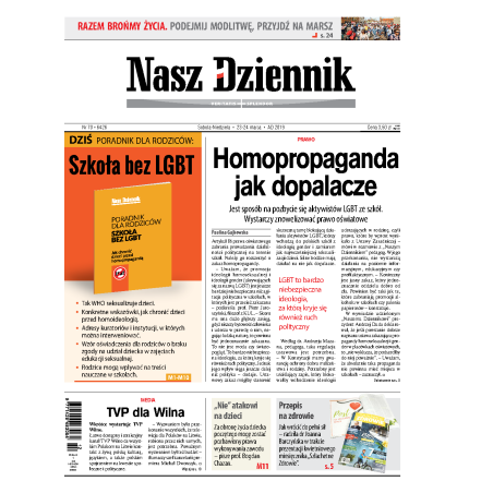 Nasz Dziennik z dnia 23.03.2019 wydanie PDF