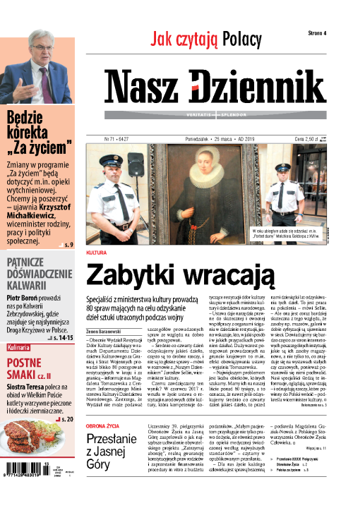 Nasz Dziennik z dnia 25.03.2019 wydanie PDF