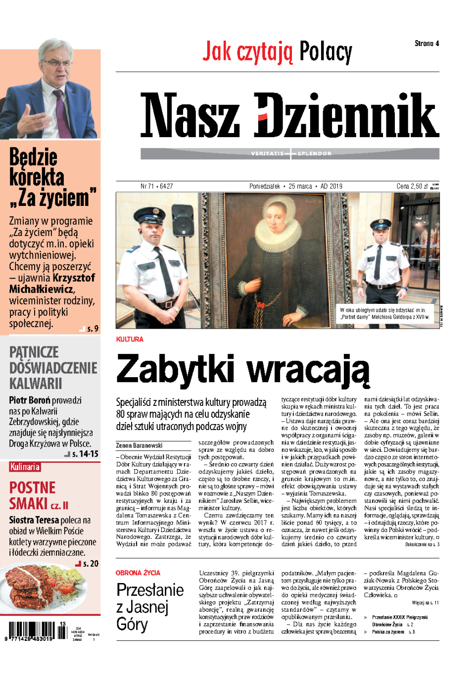 Nasz Dziennik z dnia 25.03.2019 wydanie PDF