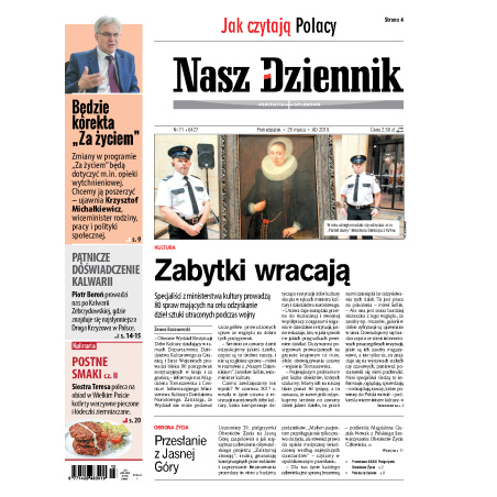 Nasz Dziennik z dnia 25.03.2019 wydanie PDF
