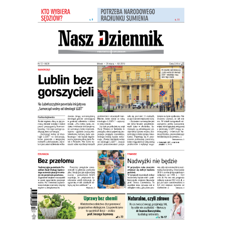 Nasz Dziennik z dnia 26.03.2019 wydanie PDF