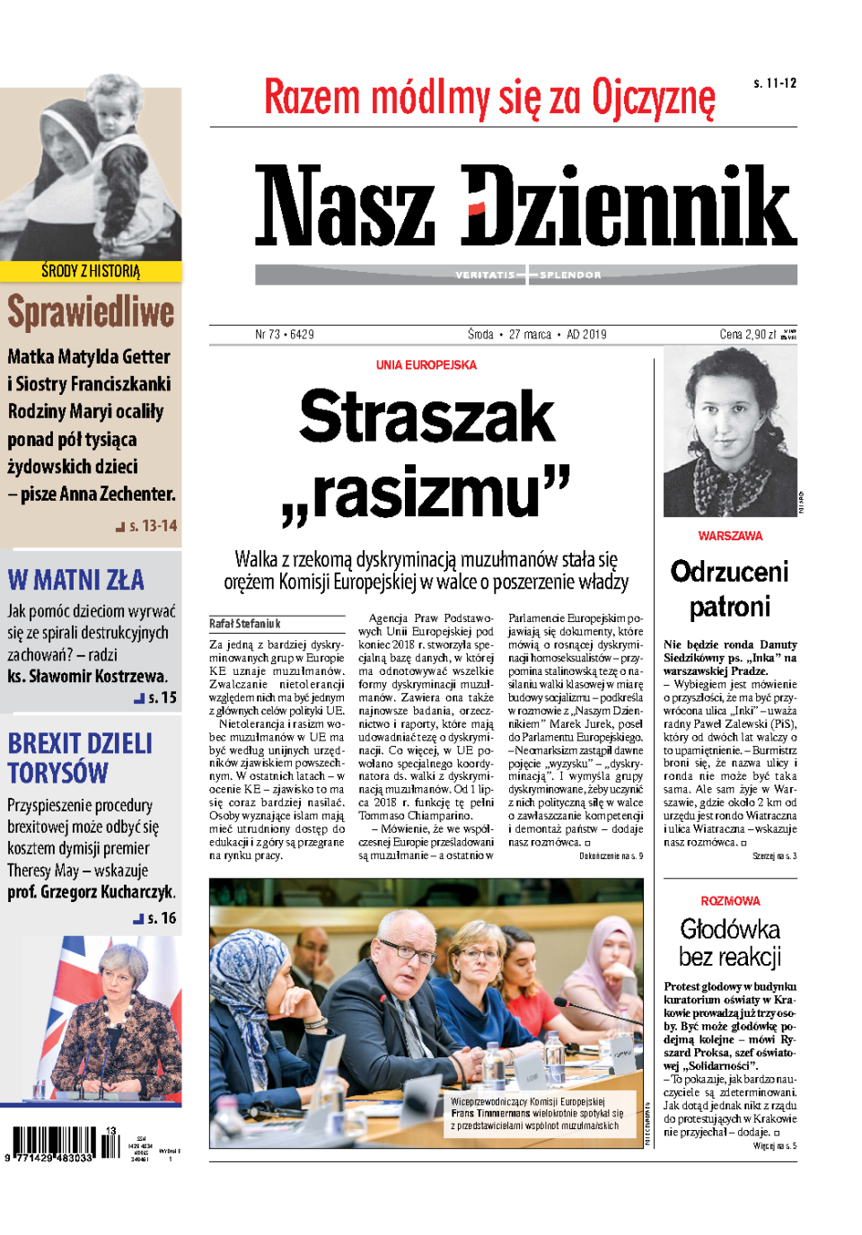 Nasz Dziennik z dnia 27.03.2019 wydanie PDF