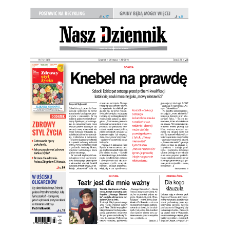 Nasz Dziennik z dnia 28.03.2019 wydanie PDF