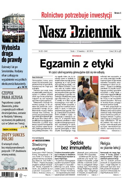 Nasz Dziennik z dnia 10.04.2019 wydanie PDF