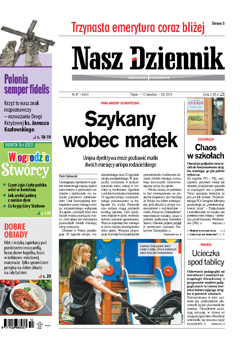 Nasz Dziennik z dnia 12.04.2019 wydanie PDF