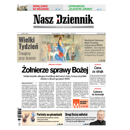 Nasz Dziennik z dnia 13.04.2019 wydanie PDF