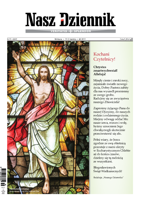 Nasz Dziennik z dnia 19.04.2019 wydanie PDF