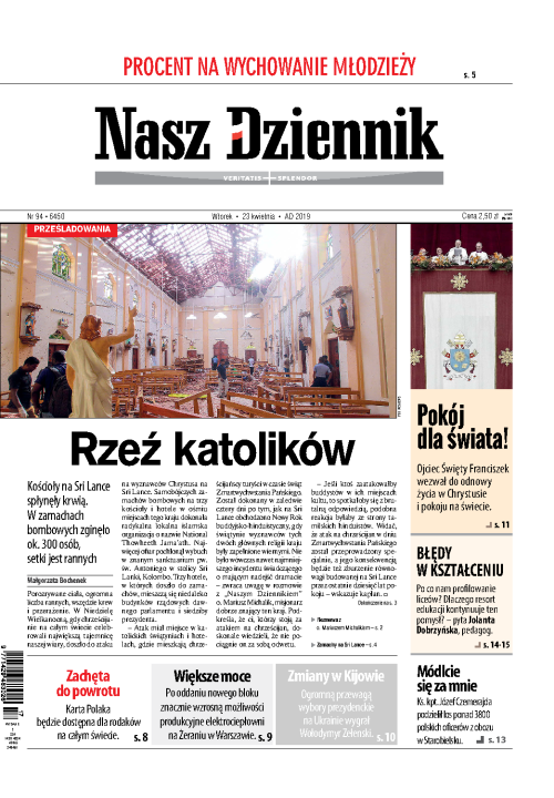 Nasz Dziennik z dnia 23.04.2019 wydanie PDF
