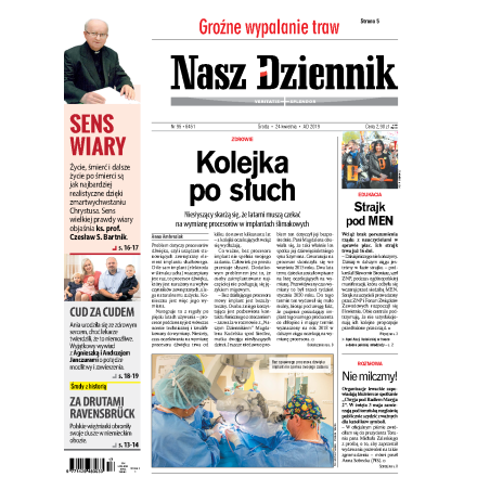 Nasz Dziennik z dnia 24.04.2019 wydanie PDF