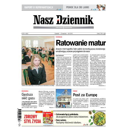 Nasz Dziennik z dnia 25.04.2019 wydanie PDF