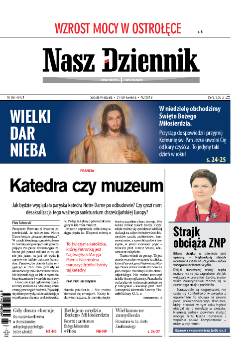 Nasz Dziennik z dnia 27.04.2019 wydanie PDF