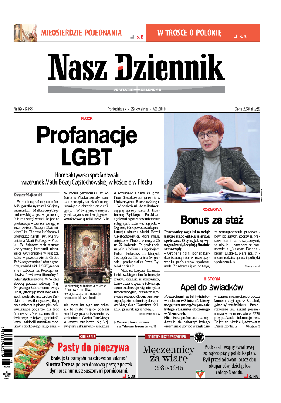 Nasz Dziennik z dnia 29.04.2019 wydanie PDF