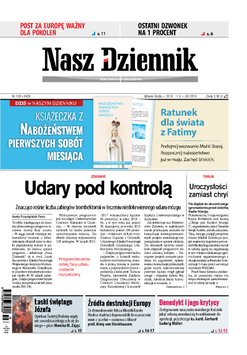 Nasz Dziennik z dnia 30.04.2019 wydanie PDF