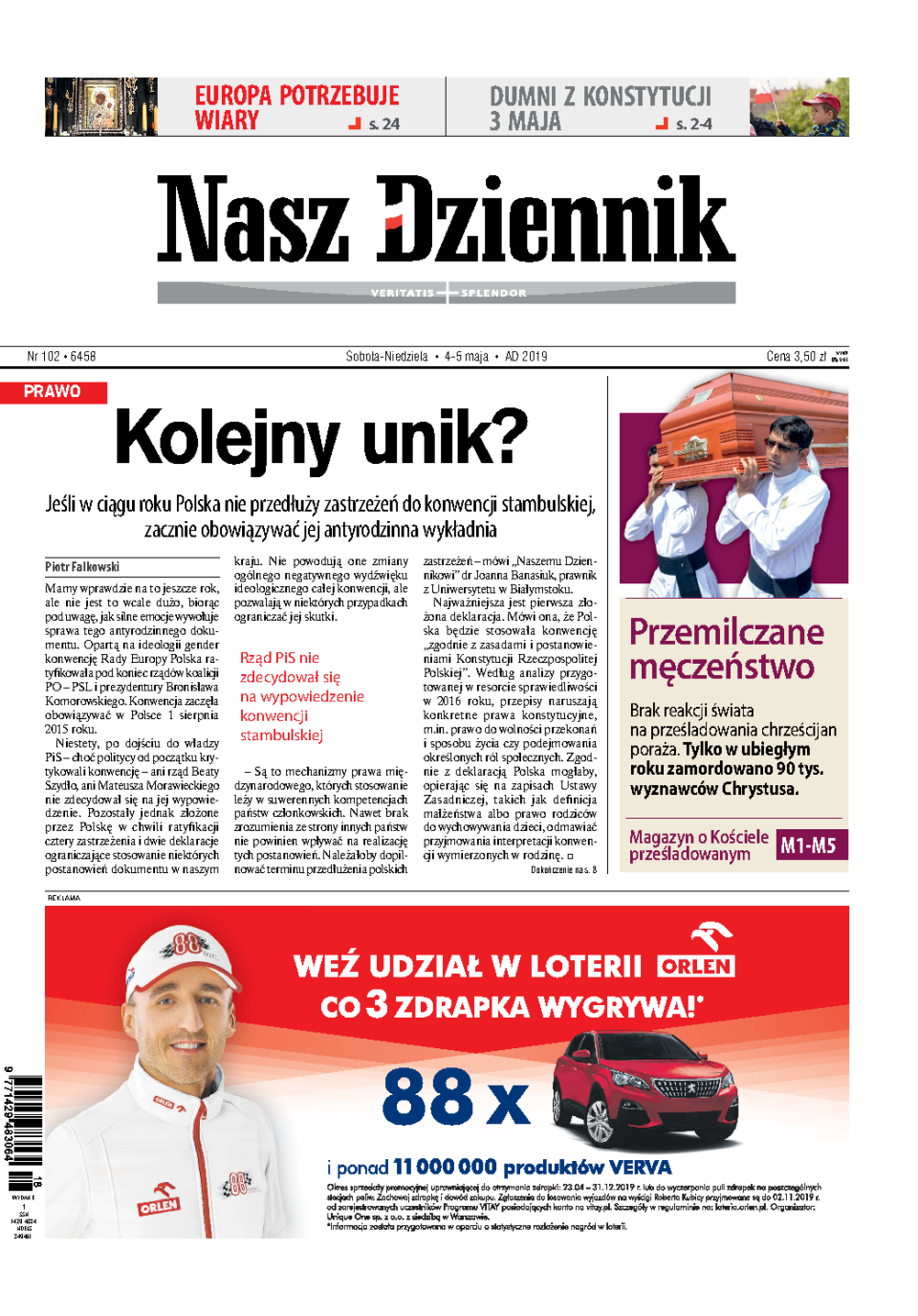 Nasz Dziennik z dnia 04.05.2019 wydanie PDF
