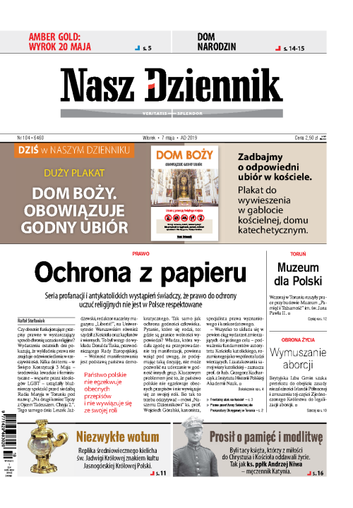 Nasz Dziennik z dnia 07.05.2019 wydanie PDF