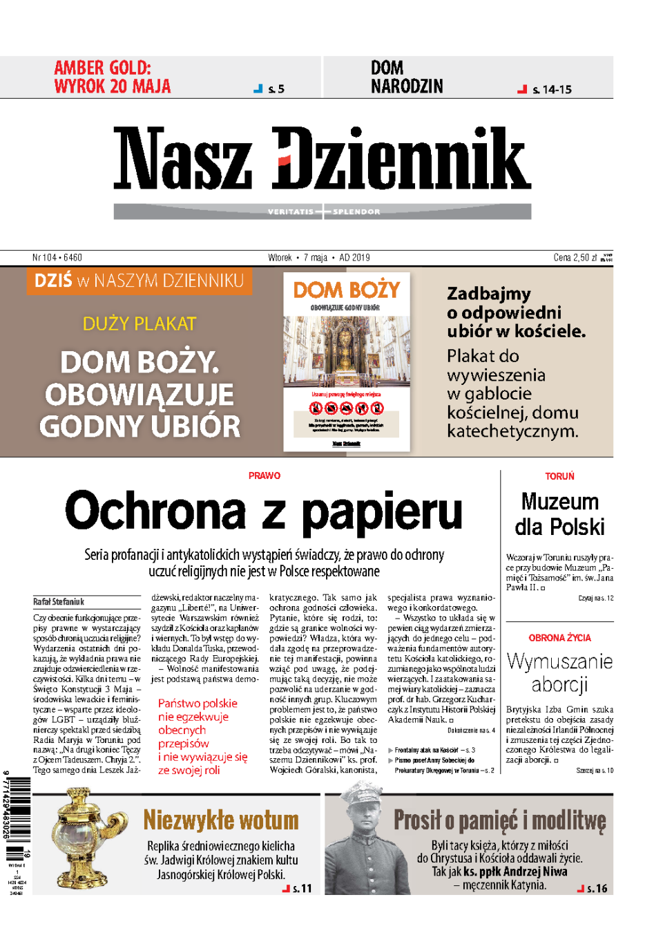 Nasz Dziennik z dnia 07.05.2019 wydanie PDF