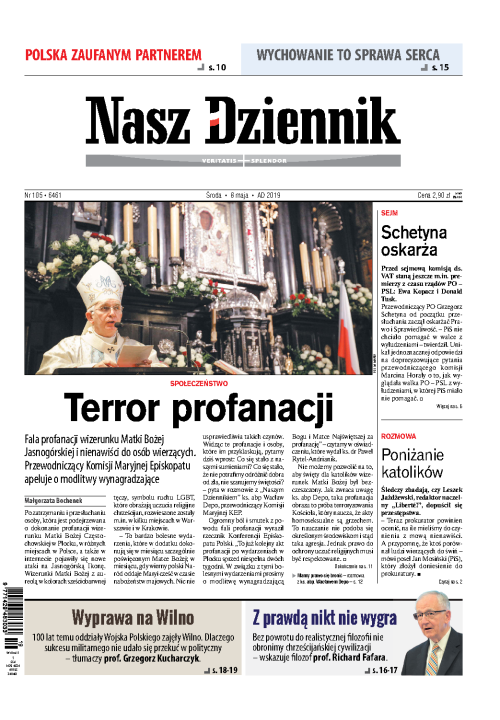 Nasz Dziennik z dnia 08.05.2019 wydanie PDF