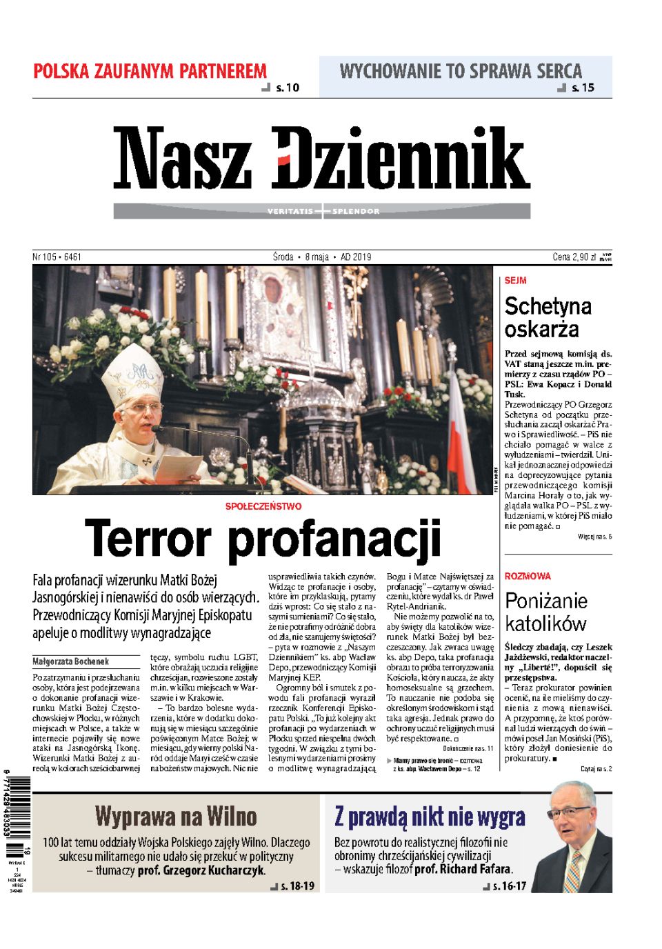 Nasz Dziennik z dnia 08.05.2019 wydanie PDF