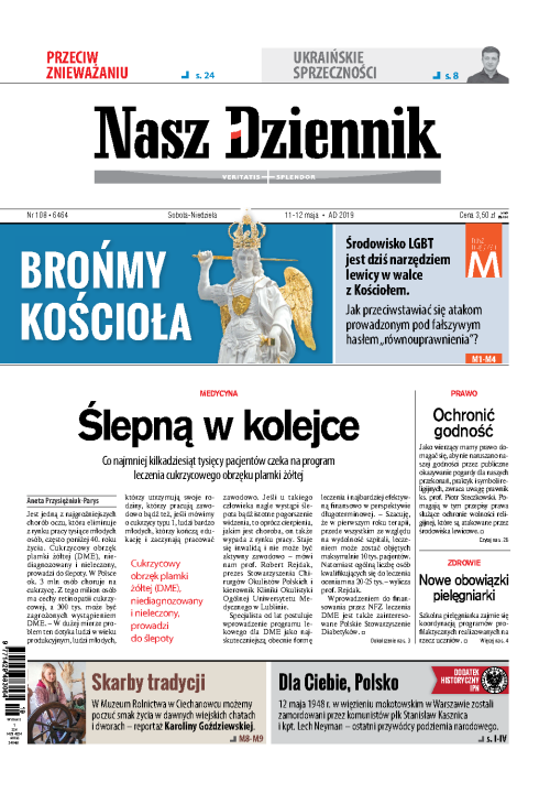 Nasz Dziennik z dnia 11.05.2019 wydanie PDF