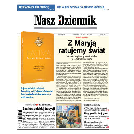 Nasz Dziennik z dnia 13.05.2019 wydanie PDF