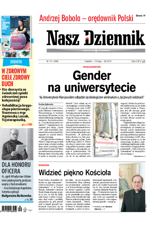 Nasz Dziennik z dnia 16.05.2019 wydanie PDF