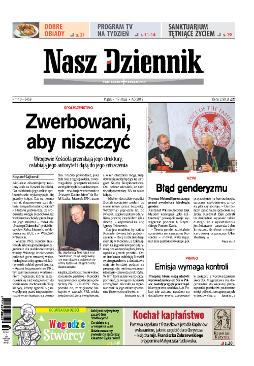 Nasz Dziennik z dnia 17.05.2019 wydanie PDF