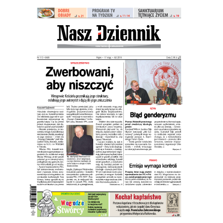 Nasz Dziennik z dnia 17.05.2019 wydanie PDF