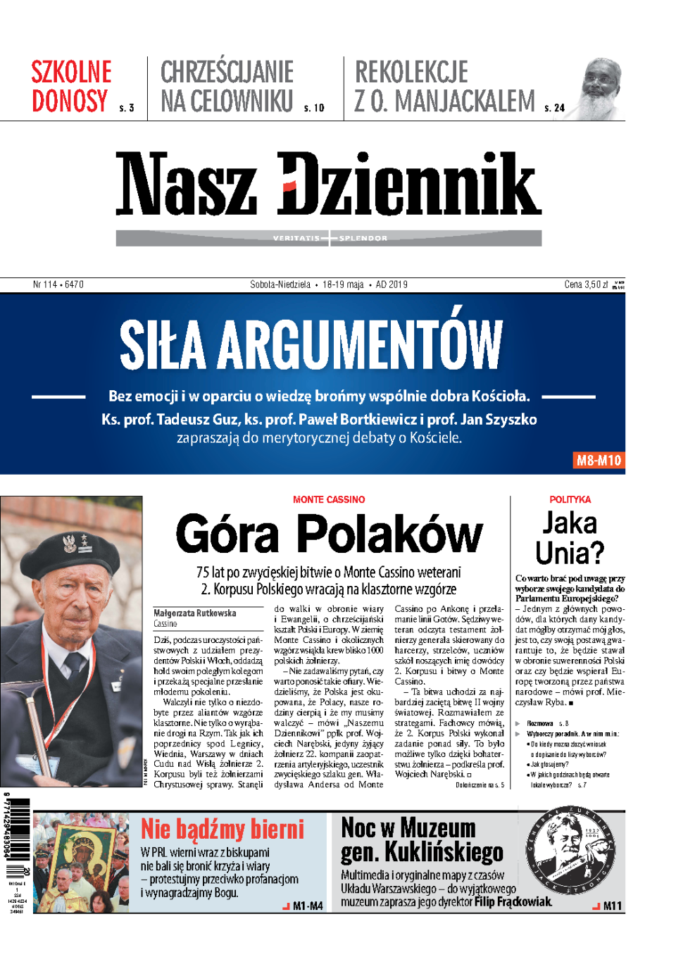 Nasz Dziennik z dnia 18.05.2019 wydanie PDF