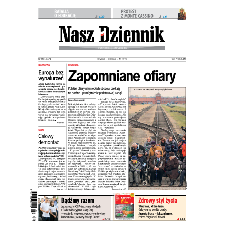 Nasz Dziennik z dnia 23.05.2019 wydanie PDF