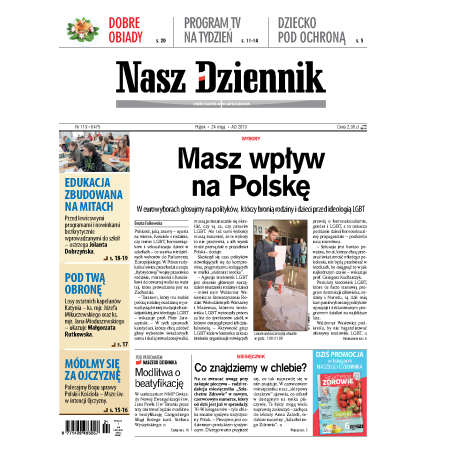 Nasz Dziennik z dnia 24.05.2019 wydanie PDF