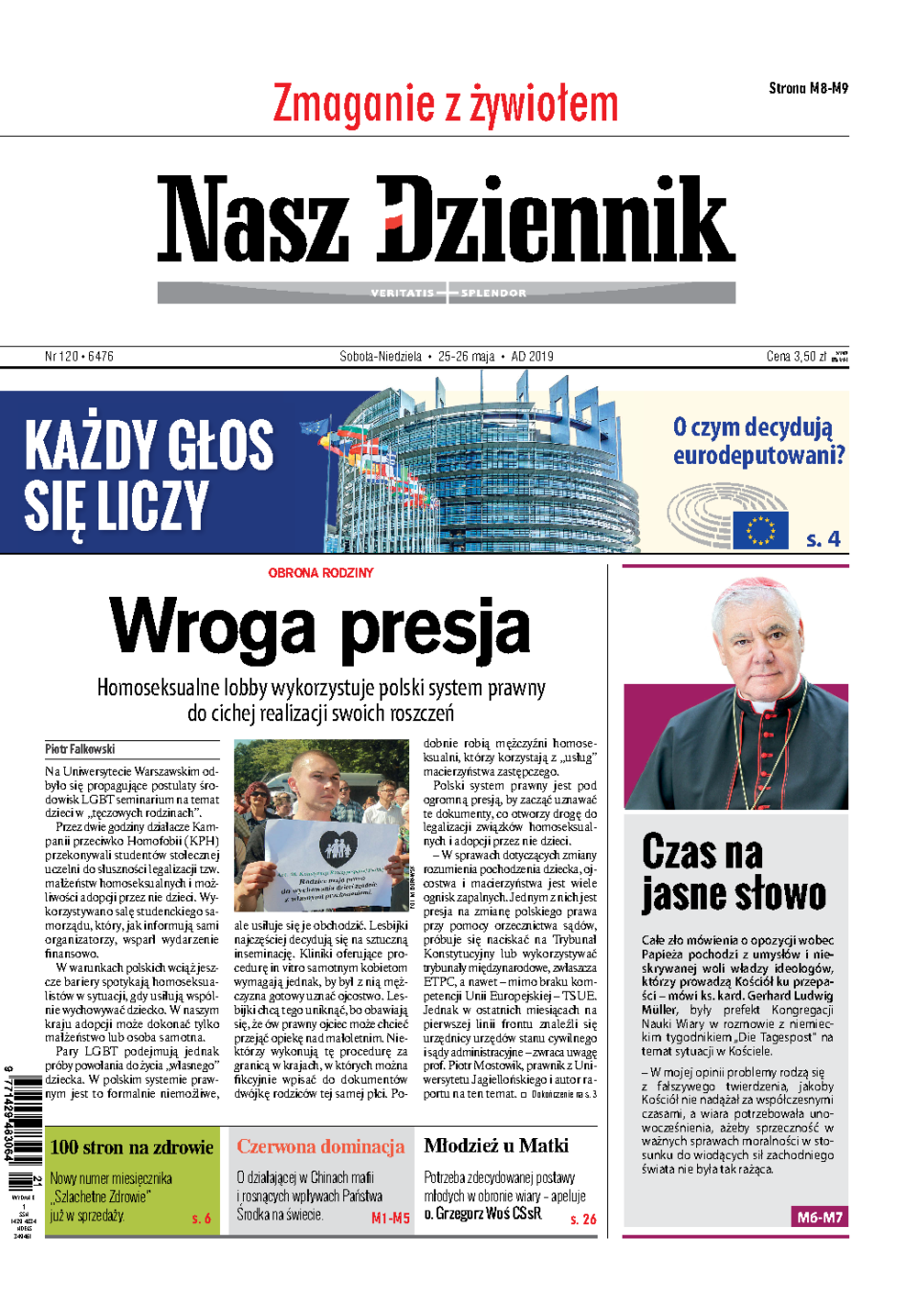 Nasz Dziennik z dnia 25.05.2019 wydanie PDF