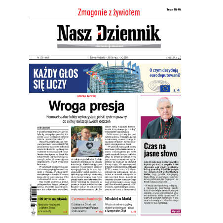 Nasz Dziennik z dnia 25.05.2019 wydanie PDF