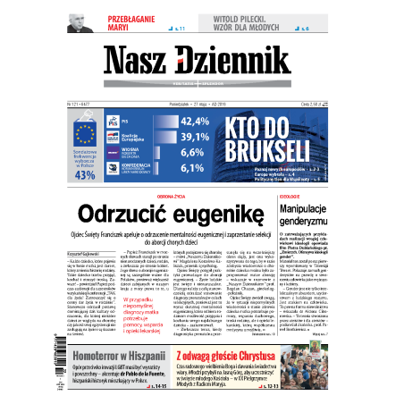 Nasz Dziennik z dnia 27.05.2019 wydanie PDF