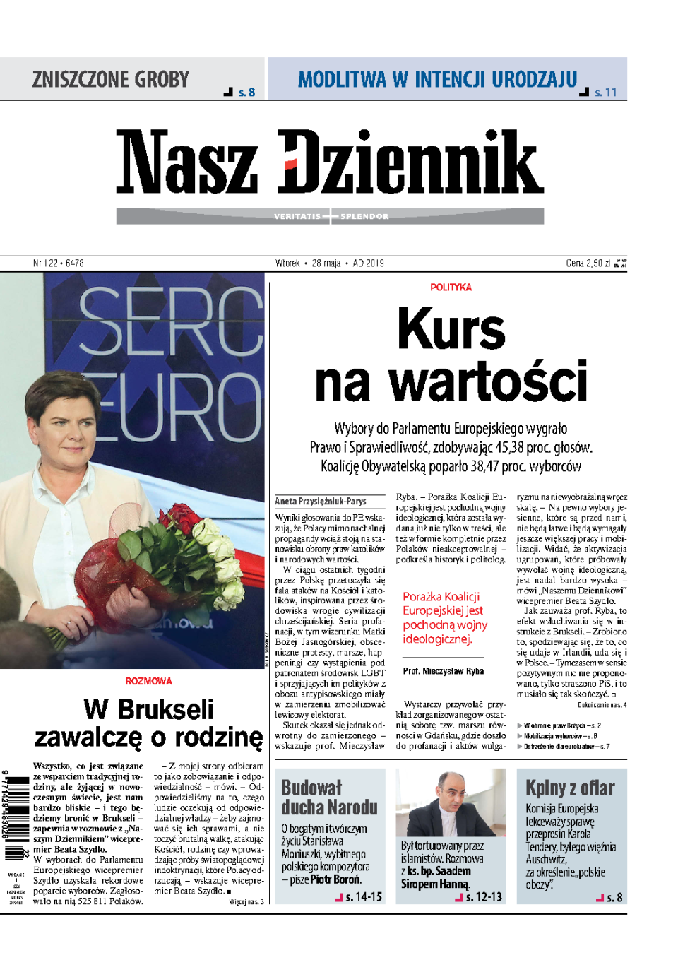 Nasz Dziennik z dnia 28.05.2019 wydanie PDF